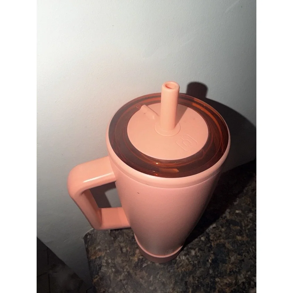 Brumate Era Tumbler Leakproof Straw 40oz Peach Coral Mug Travel Cup Insulated